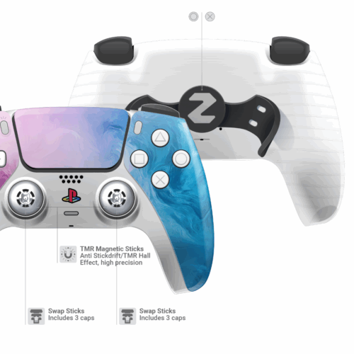 zuckerwatte ps5 controller hallsticks 2er paddle swapsticks